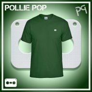 JLaDonne Clothing Company - Dark Green Work T White Tape (#ScrewedNChopped)