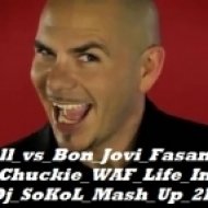 Pittbull vs Bon Jovi Fasano vs Guetta Chuckie - WAF Life International (Dj SoKoL Mash-Up 2k12)